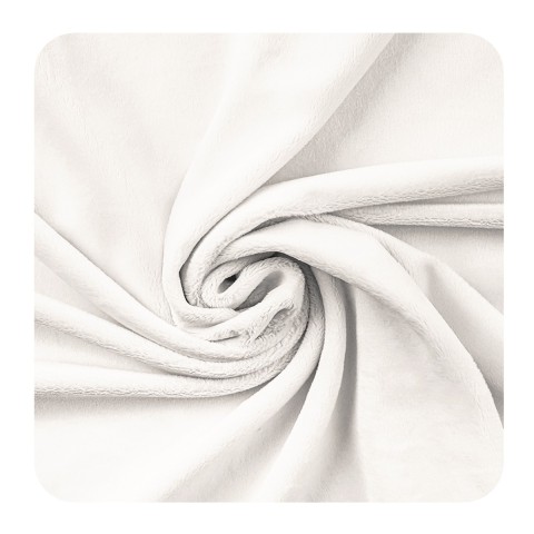 Minky fleece - Cloud Dancer