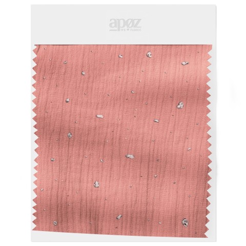 Double gauze - Terra Cotta - dots