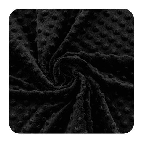 Minky dots - Black