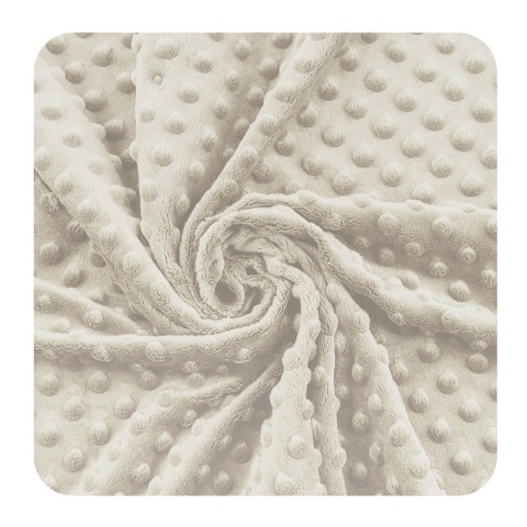 Minky dots - Bleached sand
