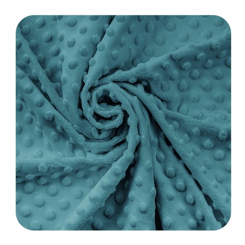 Minky dots - Mosaic Blue