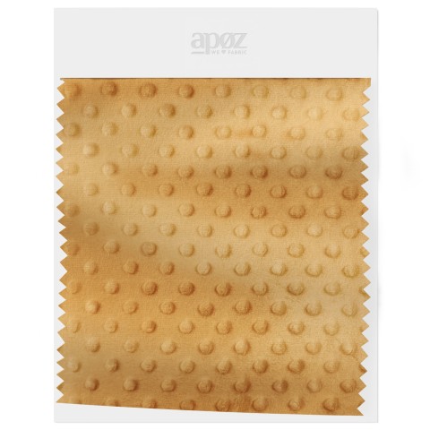 Minky dots - Spicy Mustard