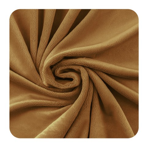 Minky fleece - Brown Sugar