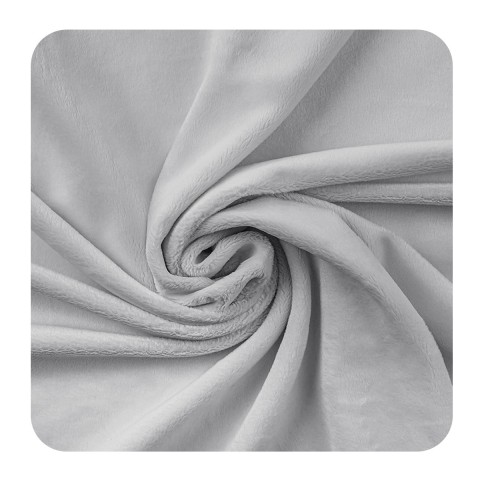 Minky solid - Glacier Gray